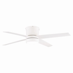 Erie 52"Ceiling Fan Matte White home cooling fans in medium size