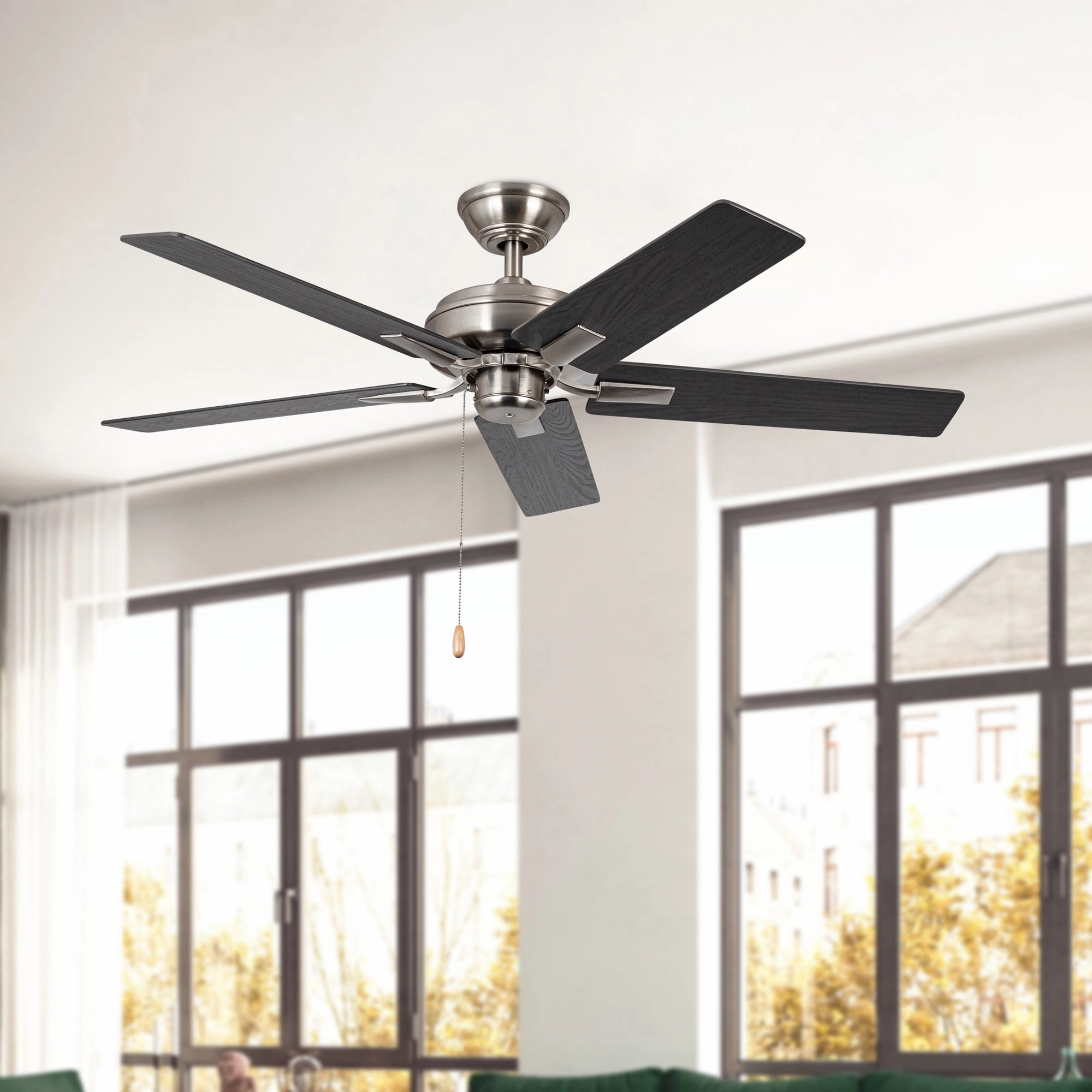 Erikson 52"Ceiling Fan Brushed Nickel