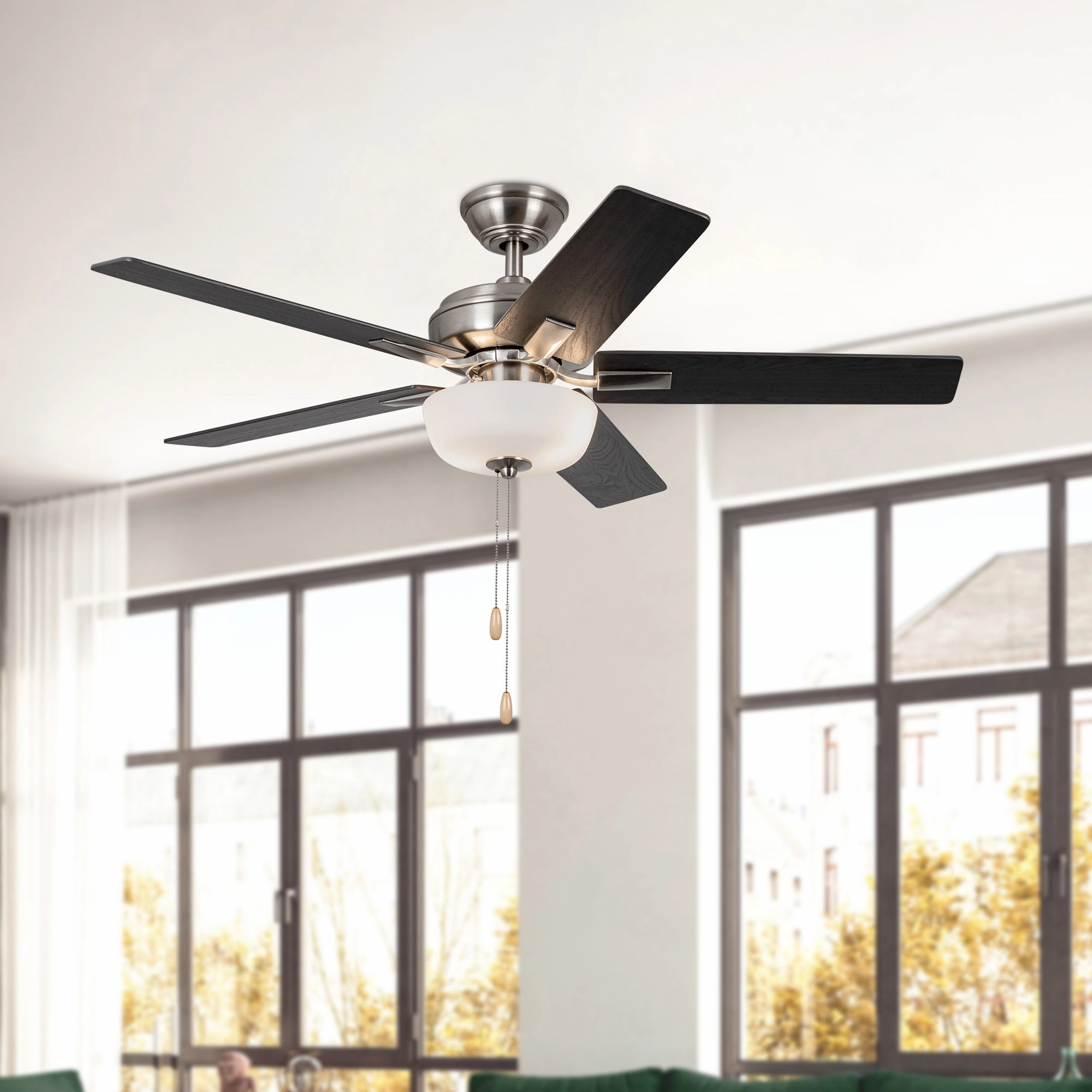 Erikson 52"Ceiling Fan Brushed Nickel