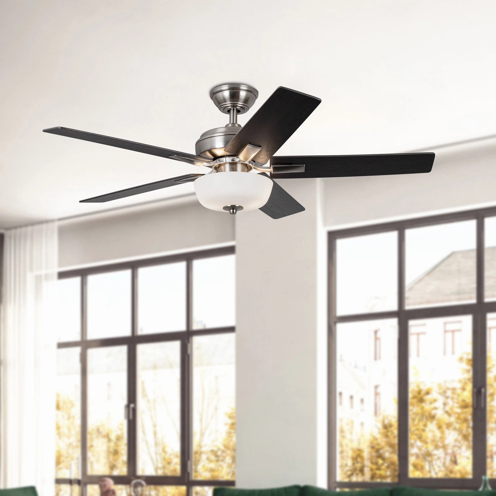Erikson 52"Ceiling Fan Brushed Nickel