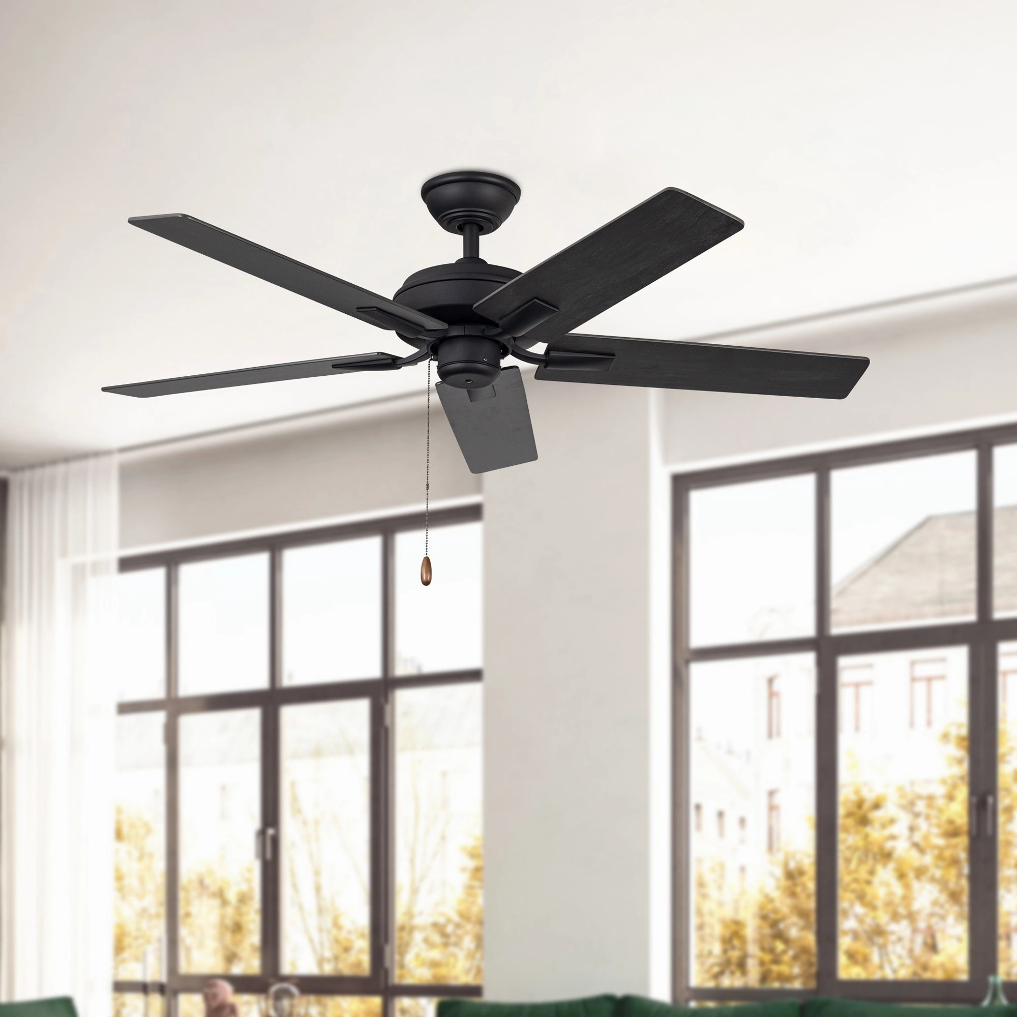 Erikson 52"Ceiling Fan Matte Black