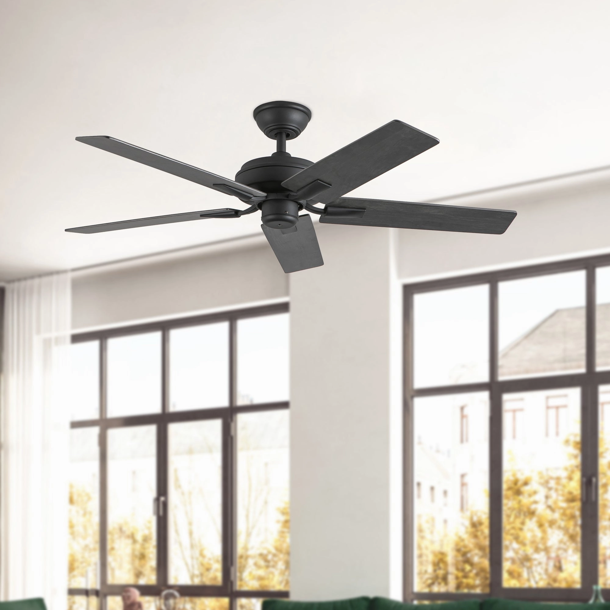 Erikson 52"Ceiling Fan Matte Black