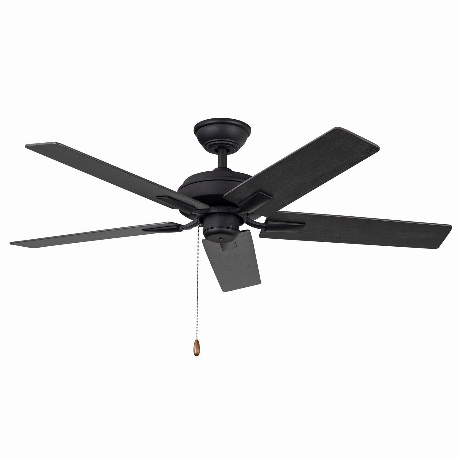 Erikson 52"Ceiling Fan Matte Black compact medium fans for desks and counters