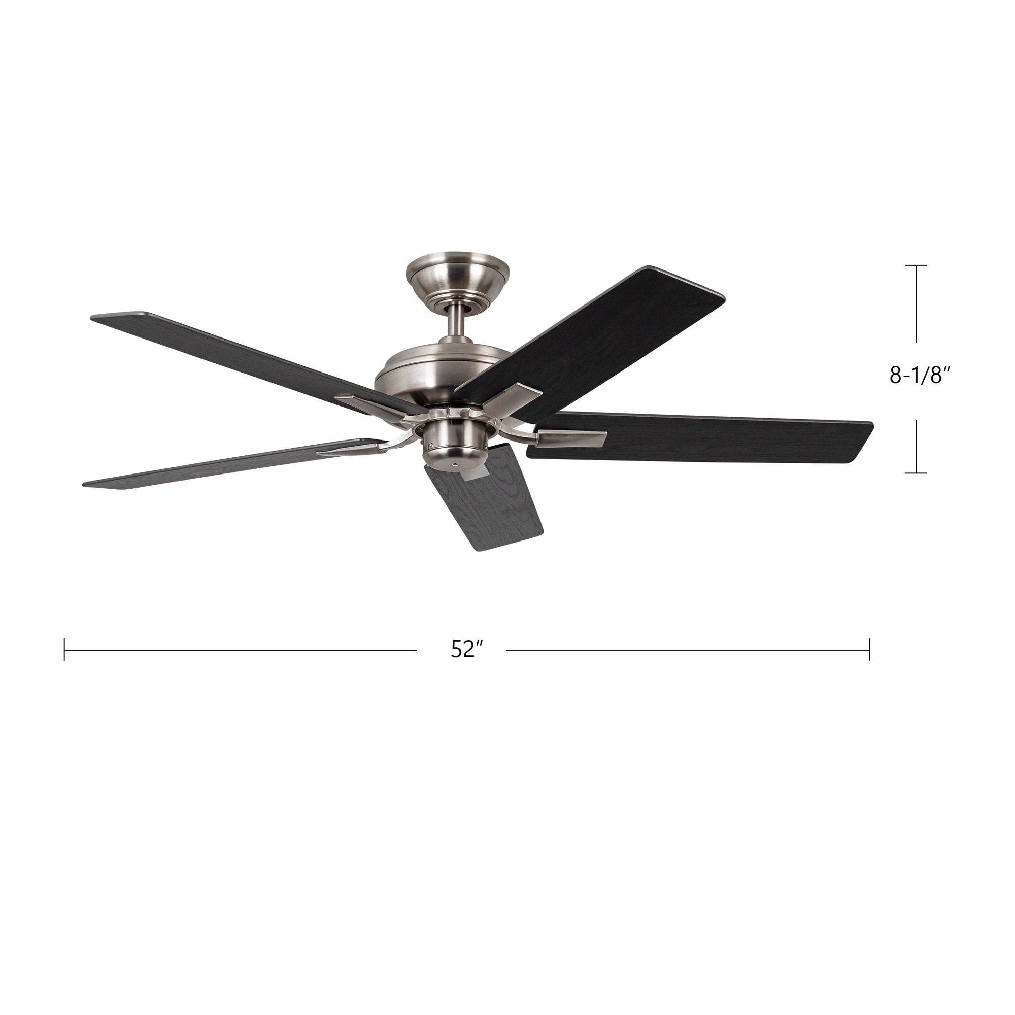 Erikson 52"Ceiling Fan Matte Black