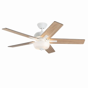 Erikson 52"Ceiling Fan White portable medium fans with handle design