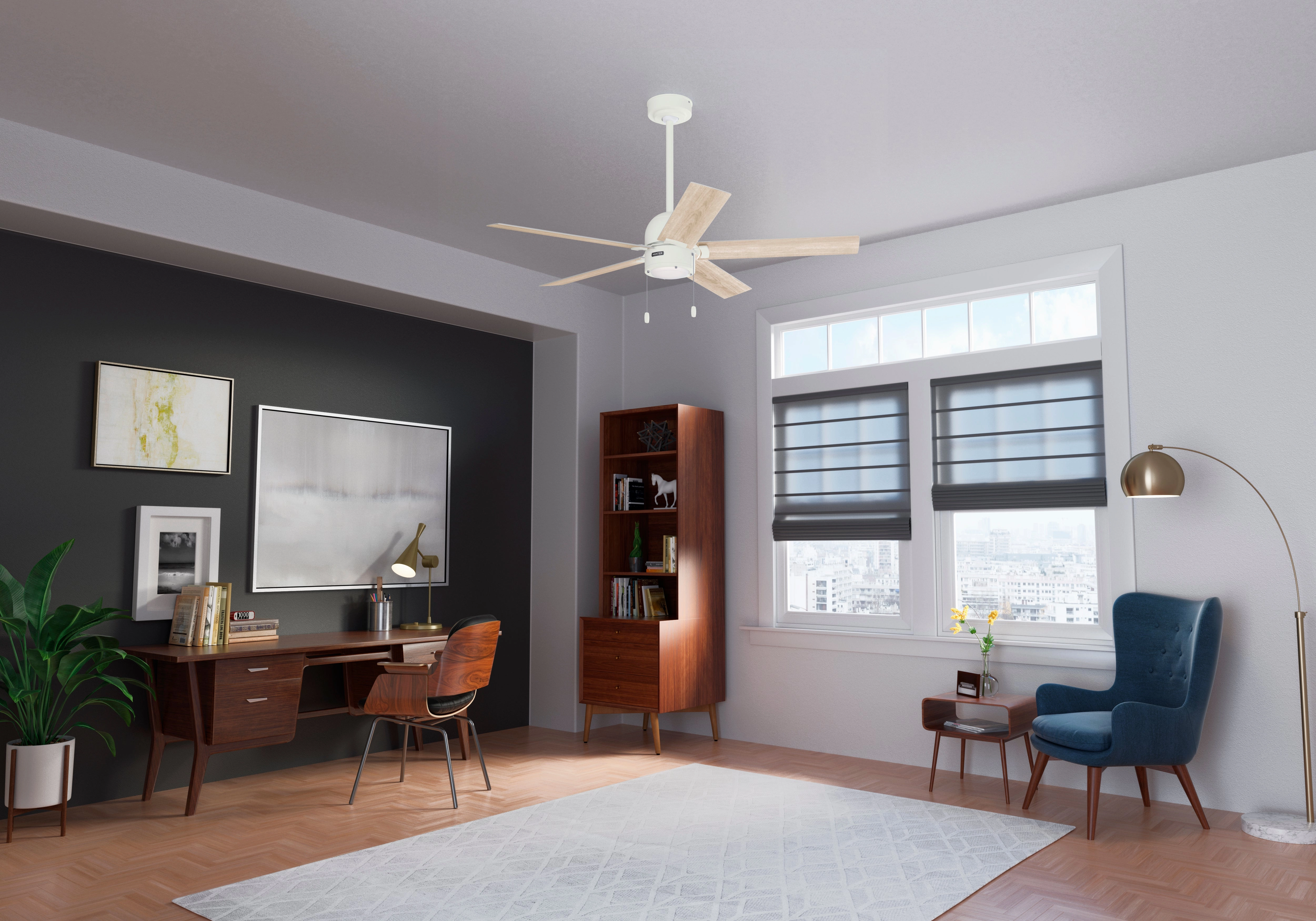 Erling 52"Ceiling Fan Matte White