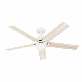 Erling 52"Ceiling Fan Matte White stylish medium fans for contemporary homes