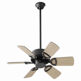ESTATE 30"Ceiling Fan Matte Black small electric fans for personal cooling