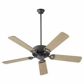 Estate 52"Ceiling Fan Matte Black modern medium fans for everyday cooling
