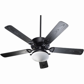Estate Patio 52"Patio Fan Matte Black affordable medium fans for summer