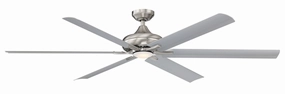 Exo 70"Ceiling Fan Stainless Steel large electric fans for spacious rooms