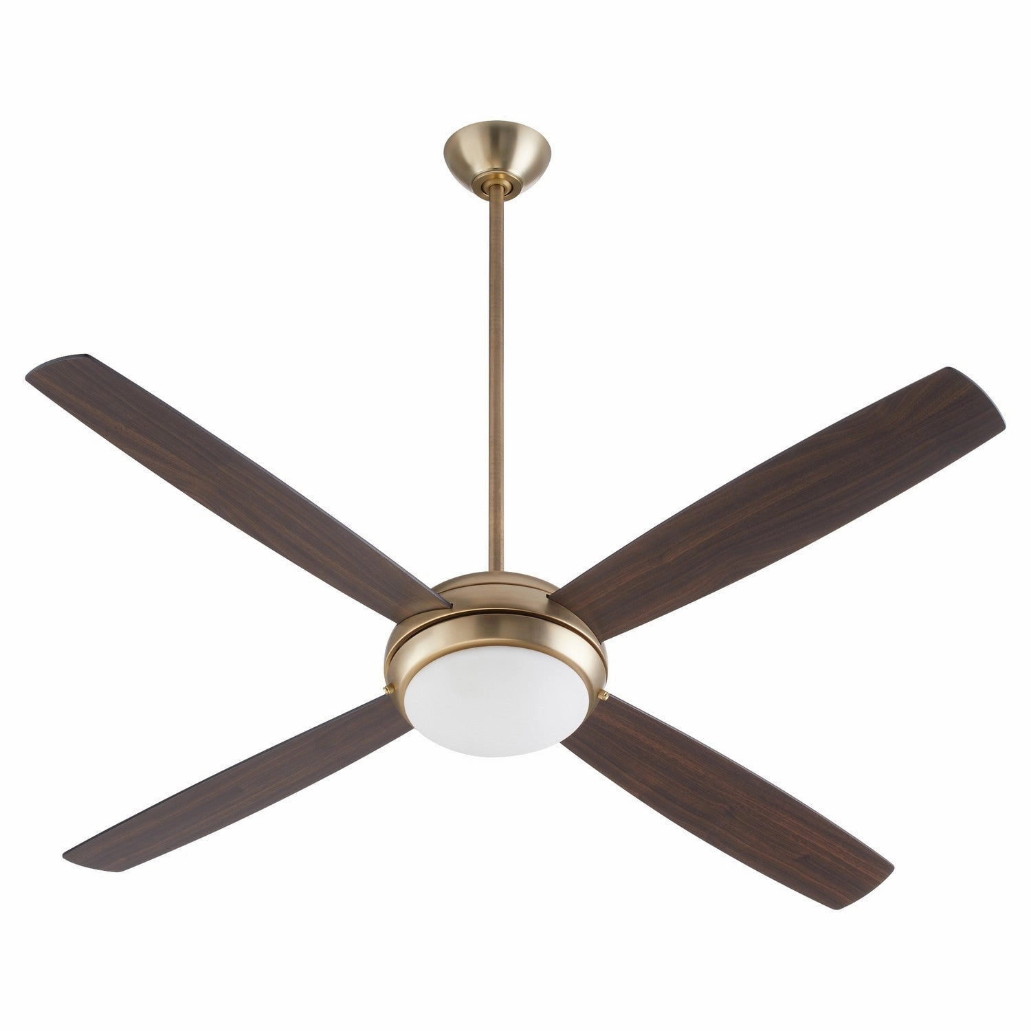 Expo 60" Ceiling Fan Aged Brass stylish medium fans for contemporary homes