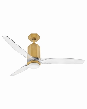 Facet 52" Ceiling Fan Heritage Brass stylish medium fans for contemporary homes