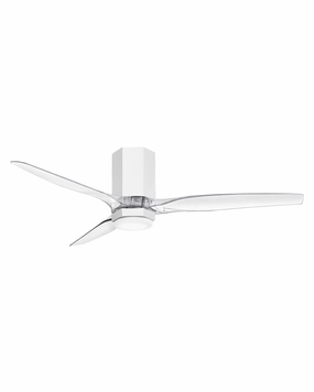 Facet 52"Ceiling Fan Matte White ifan smart fans for connected homes