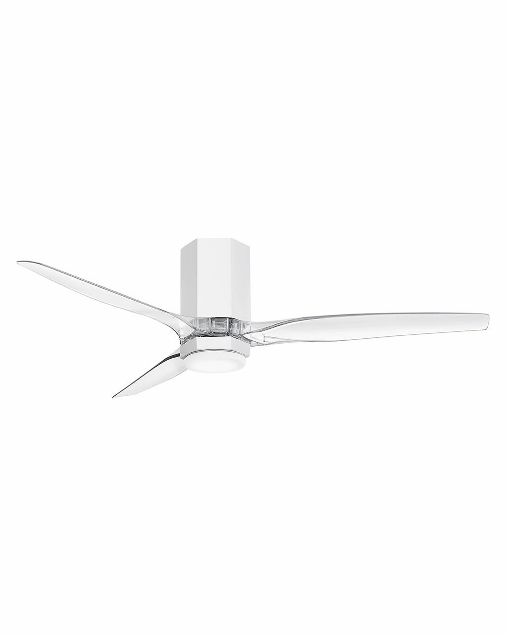 Facet 52"Ceiling Fan Matte White ifan smart fans for connected homes