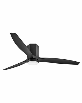 Facet 60" Ceiling Fan Matte Black medium electric fans for multi-room use