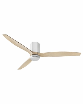 Facet 60" Ceiling Fan Matte White compact medium fans for desks and counters