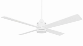 Falco 54"Ceiling Fan Flat White modern medium fans for everyday cooling