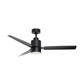 Falcon 52"Ceiling Fan Black medium electric fans for multi-room use