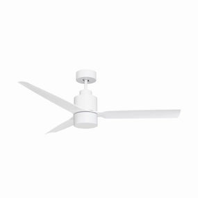 Falcon 52"Ceiling Fan Matte White quiet medium fans for living room use