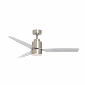Falcon 52"Ceiling Fan Satin Nickel quiet medium fans for living room use