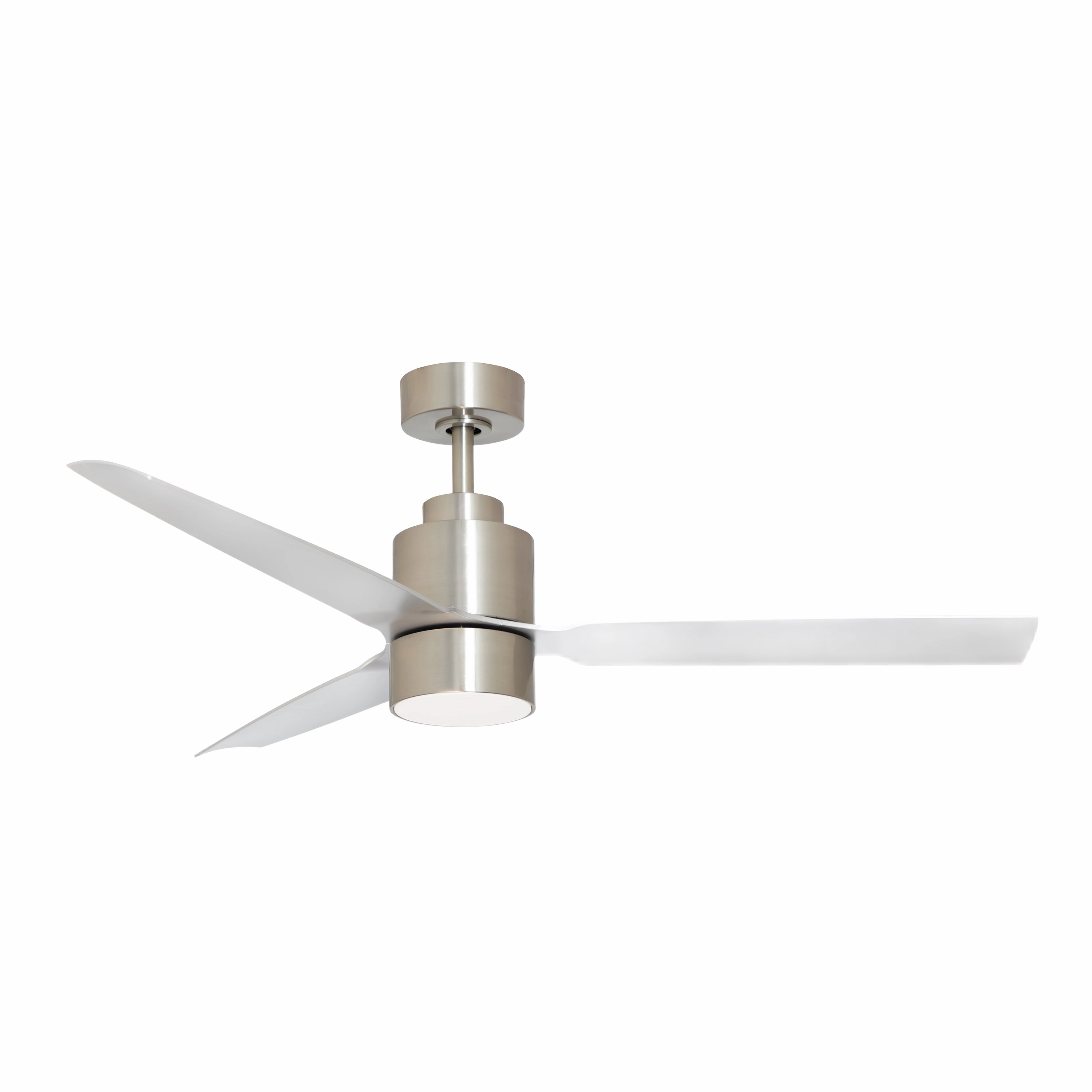 Falcon - Wet 52"Ceiling Fan Satin Nickel compact medium fans for desks and counters