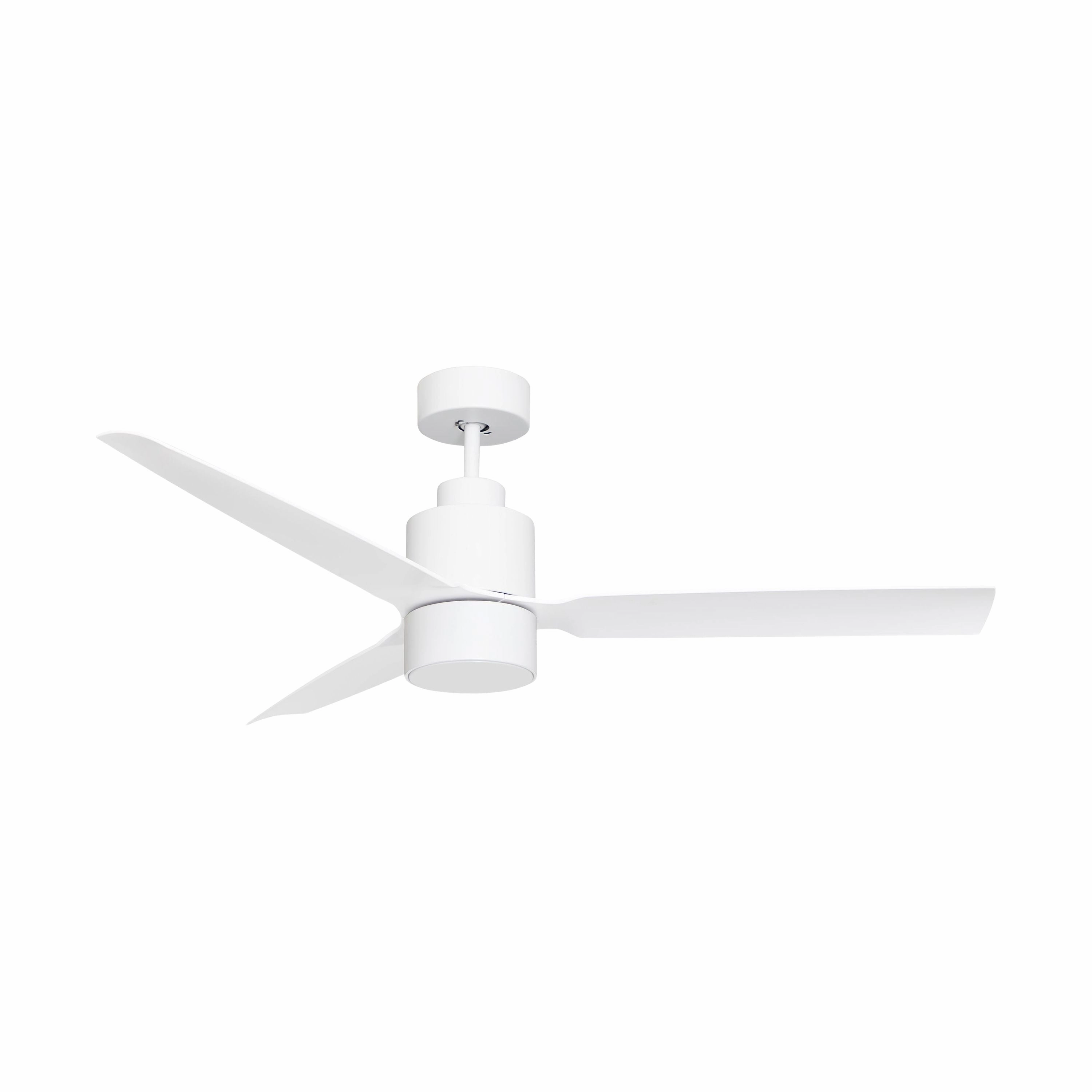 Falcon AC Damp 52" Indoor/Outdoor Fan with LED Light Kit quiet ceiling fans with remote control
