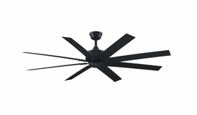 Fanimation 72" Levon DC Indoor/Outdoor Mix & Match Ceiling Fan with Remote Control quiet indoor fans for bedrooms and offices