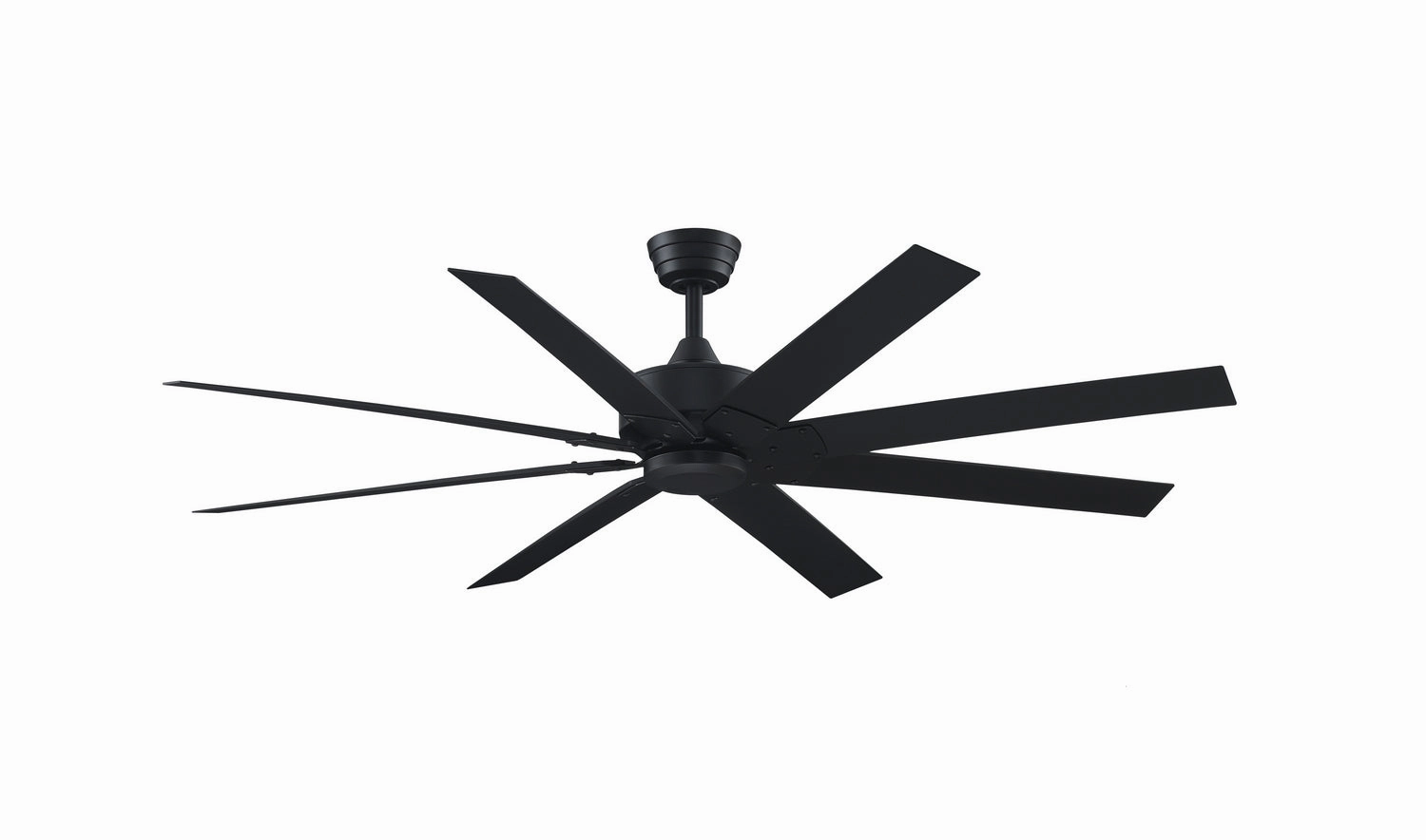 Fanimation 72" Levon DC Indoor/Outdoor Mix & Match Ceiling Fan with Remote Control quiet indoor fans for bedrooms and offices
