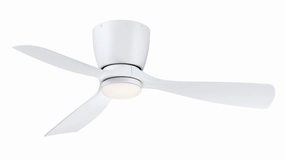 Fanimation Klinch 44" Flushmount Indoor/Outdoor Ceiling Fan with 18W LED Light and Remote Control Ceiling fan with adjustable speed settings
