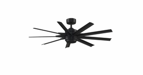Fanimation Odyn 56" DC Indoor/Outdoor Mix & Match Ceiling Fan with 18W LED Light and Remote Control energy-saving indoor fans for bedrooms