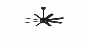 Fanimation Stellar 56" Indoor/Outdoor DC Mix & Match Ceiling Fan with 18W LED Light and Remote Control energy-saving indoor fans for bedrooms