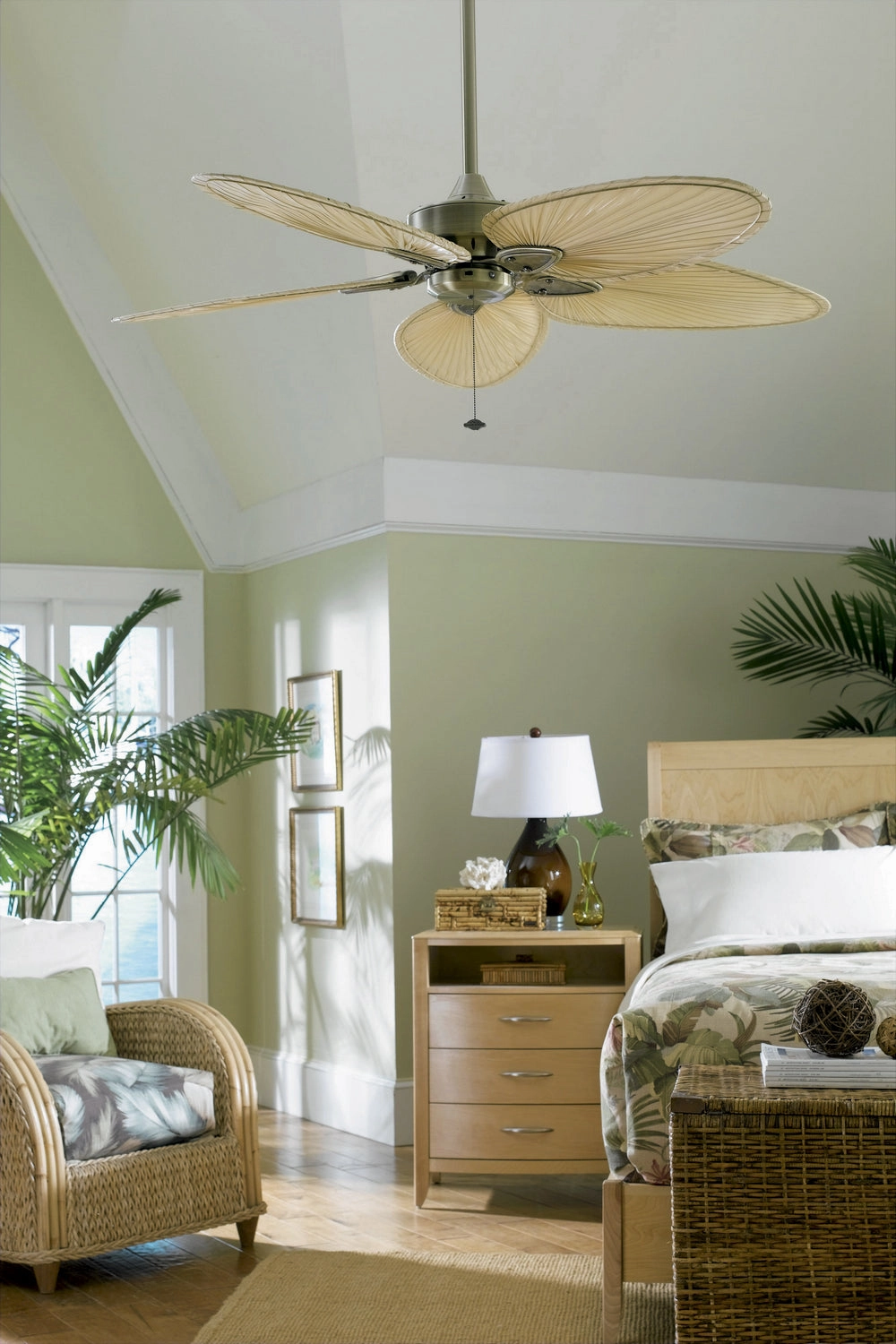 Fanimation Windpointe 52" Indoor/Outdoor Pull Chain Ceiling Fan adjustable indoor fans for better cooling