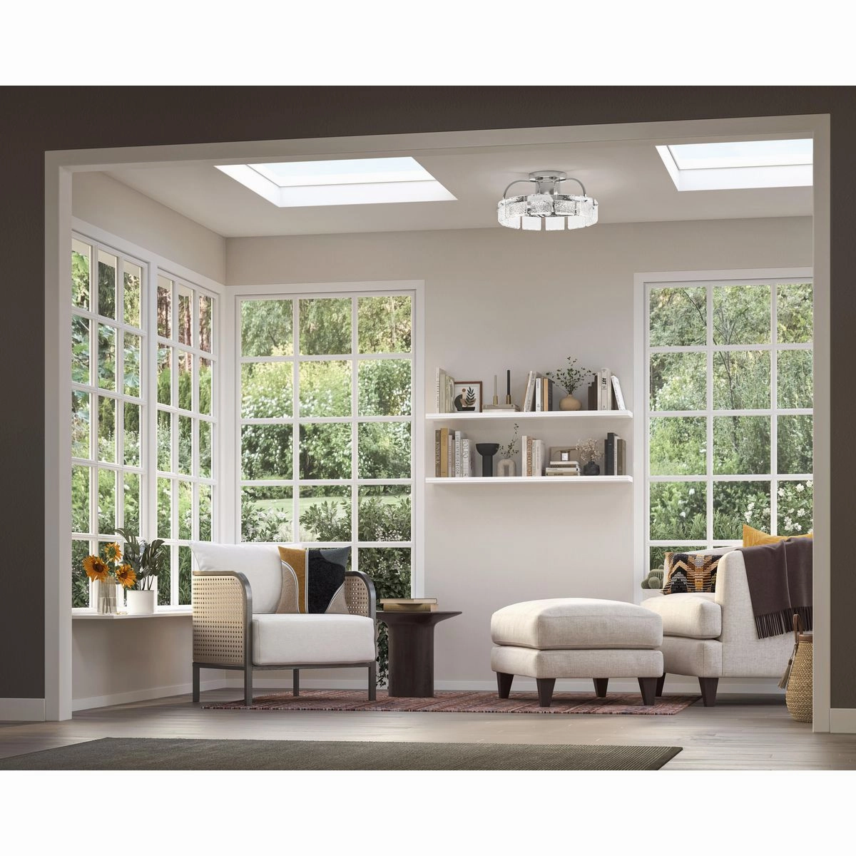 Fanin Ceiling Fan Polished Chrome