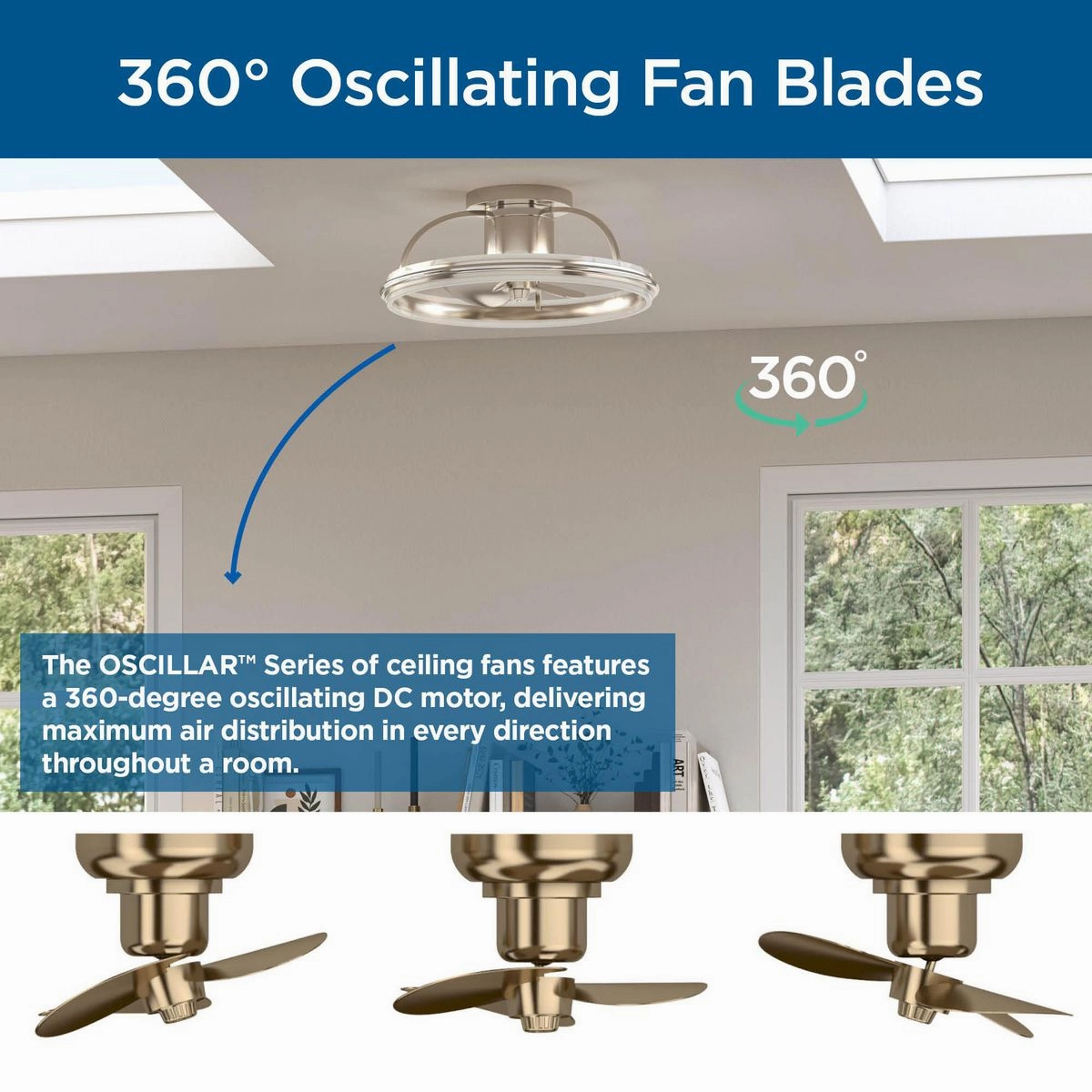 Fanin Ceiling Fan Polished Chrome