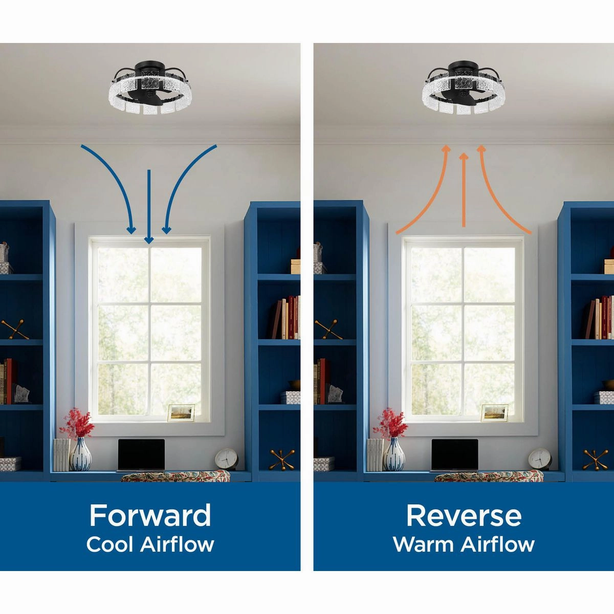 Fanin Ceiling Fan Polished Chrome