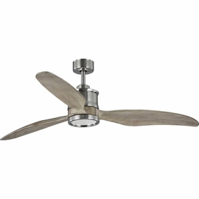 Farris 60" Ceiling Fan Brushed Nickel portable medium fans with handle design