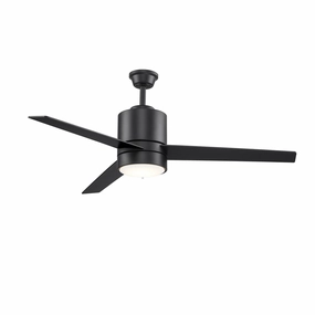 Finnley 52"Ceiling Fan Black energy-efficient medium fans with remote