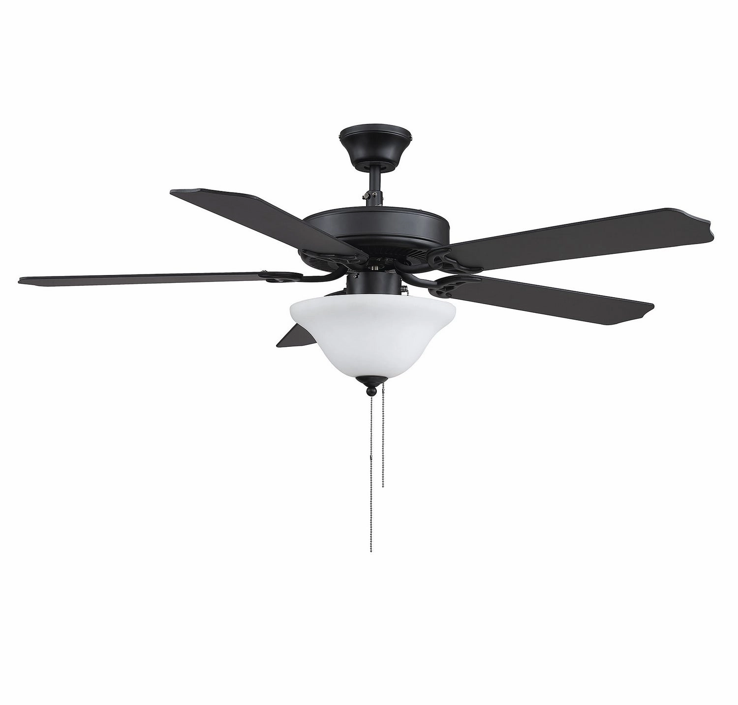 First Value 52" Ceiling Fan Matte Black