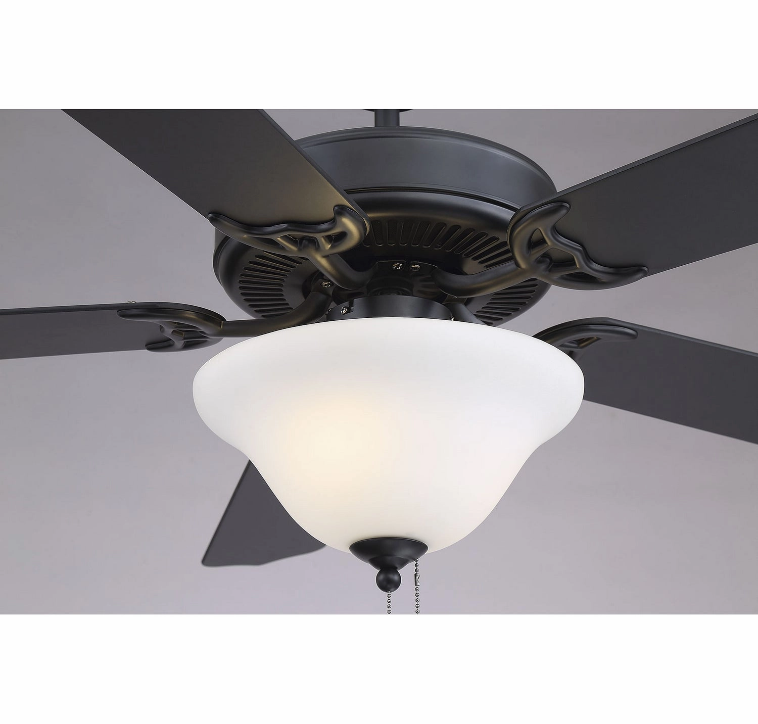 First Value 52" Ceiling Fan Matte Black