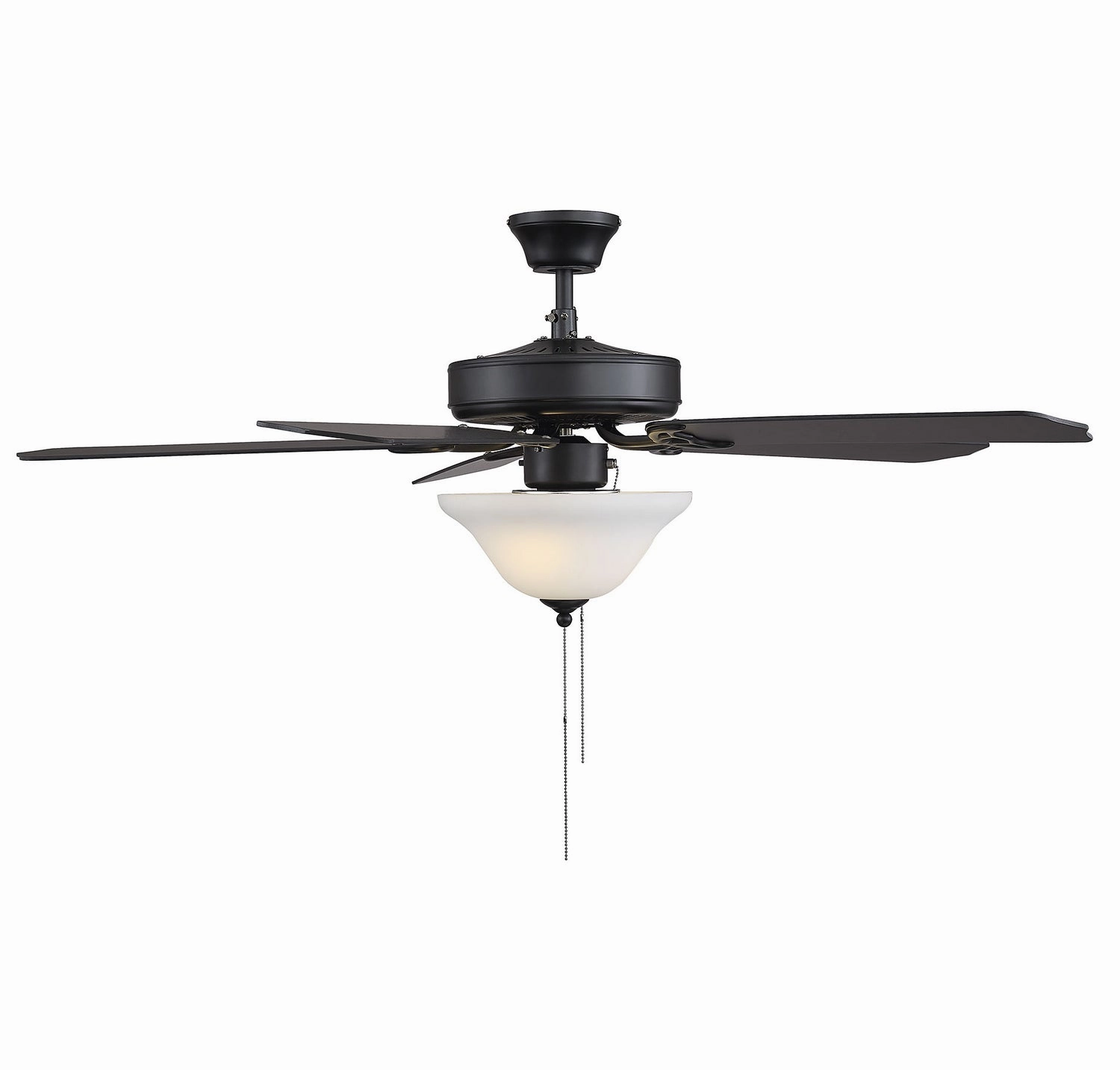 First Value 52" Ceiling Fan Matte Black