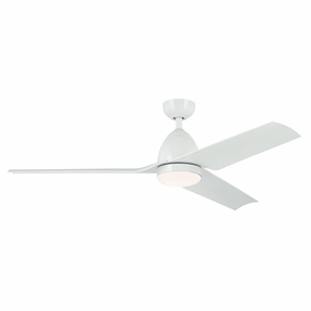 Fit 54"Ceiling Fan White affordable medium fans for summer