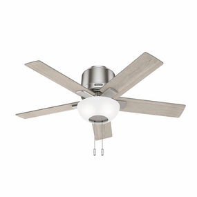 Fitzgerald 44"Ceiling Fan Brushed Nickel small electric fans for personal cooling