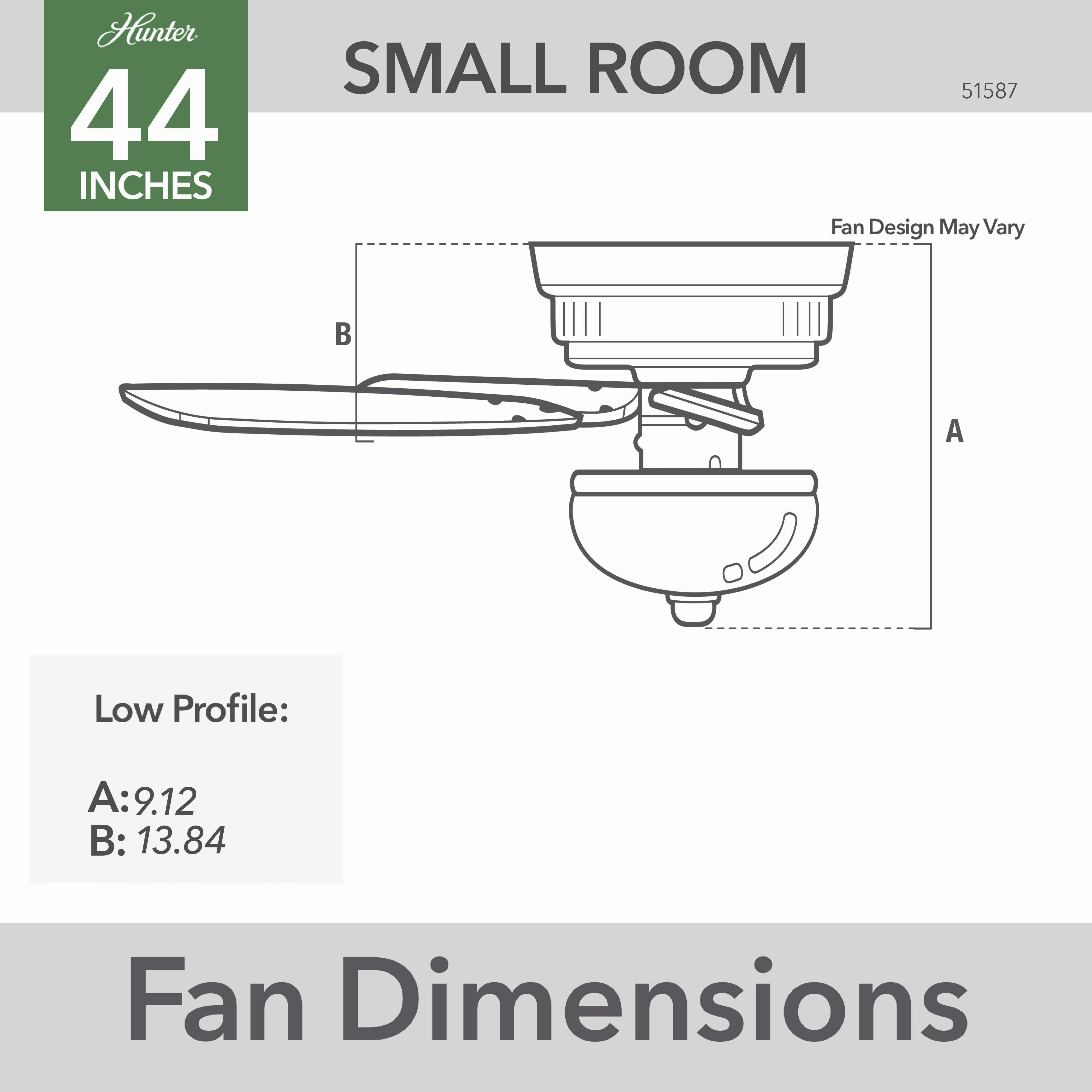 Fitzgerald 44"Ceiling Fan Brushed Nickel