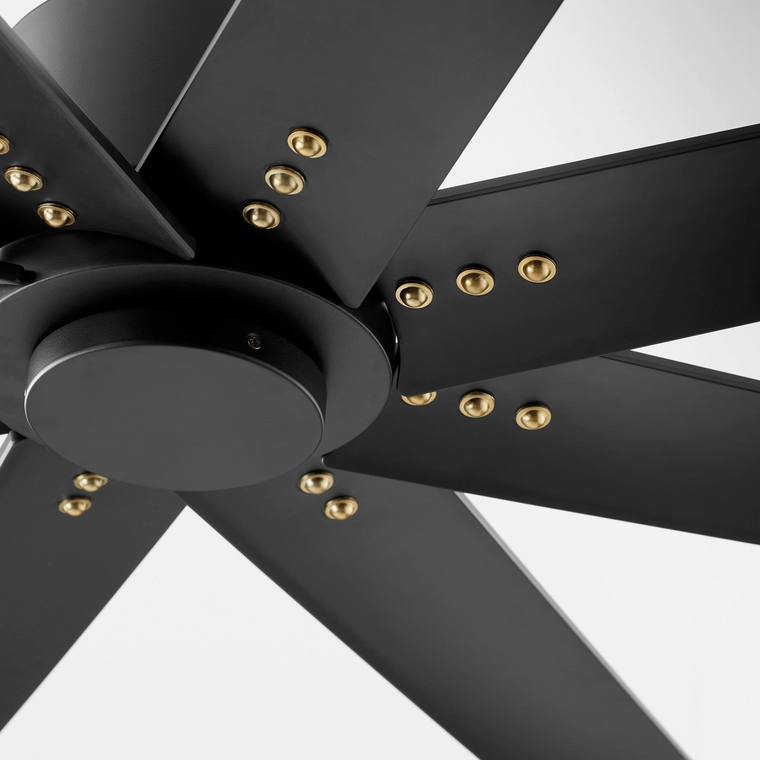 Fleet 72"Ceiling Fan Black W/ Black Blades