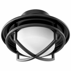 Fleet LED Fan Light Kit Black stylish medium fans for contemporary homes