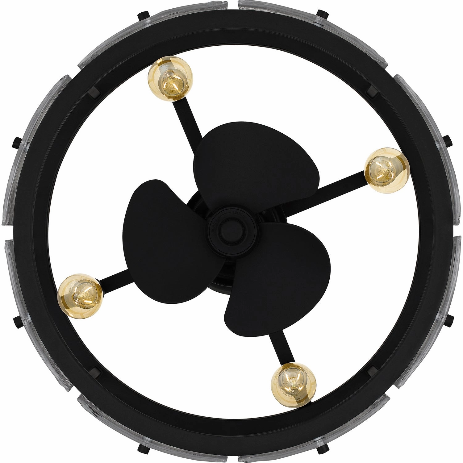 Fortress Four Light Fandelier Earth Black