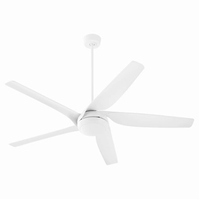 Fury 65" Ceiling Fan Studio White medium electric fans for multi-room use