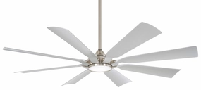 Future 65" Ceiling Fan Brushed Nickel Wet mini handheld fan for personal travel use