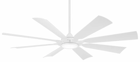 Future 65" Ceiling Fan Flat White home cooling fans in medium size
